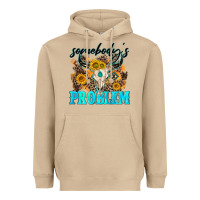 Mushroom somebodys problem Heavyweight Hoodie - NancyCooperArtShop