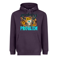 Plum somebodys problem Heavyweight Hoodie - NancyCooperArtShop