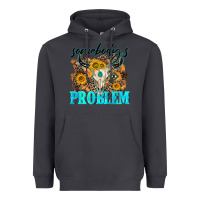 Smoke somebodys problem Heavyweight Hoodie - NancyCooperArtShop