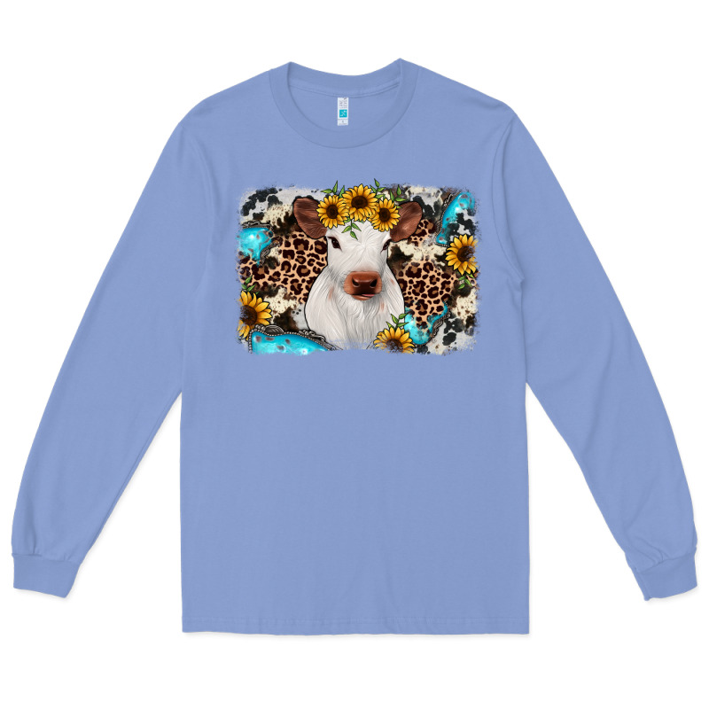 Cowhide Leopard Calf Long Sleeve Tee by JahusDesignShop | Teevron