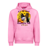 Fuchsia Pink It's The Most Wonderful Time of The Year Urban Hoodie - texasbilliewilder
