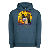 Pigment Midnight Navy It's The Most Wonderful Time of The Year Urban Hoodie - texasbilliewilder