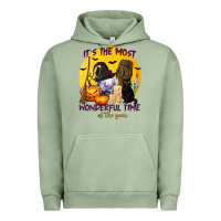 Pigment Oil Green It's The Most Wonderful Time of The Year Urban Hoodie - texasbilliewilder