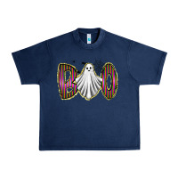 Navy boo ghost Urban Heavy Tee - RacoonDesign