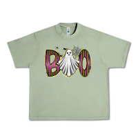 Oil Green boo ghost Urban Heavy Tee - RacoonDesign