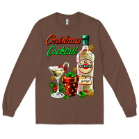 Chestnut christmas cocktail martini and gift Long Sleeve Tee - AdoDesignShop