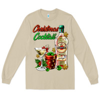 Mushroom christmas cocktail martini and gift Long Sleeve Tee - AdoDesignShop