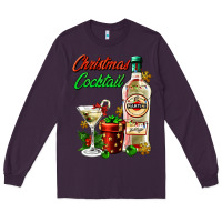 Plum christmas cocktail martini and gift Long Sleeve Tee - AdoDesignShop