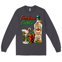 Smoke christmas cocktail martini and gift Long Sleeve Tee - AdoDesignShop