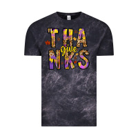 Cloud Black give thanks Vintage Tee - CowhideDigitalArt
