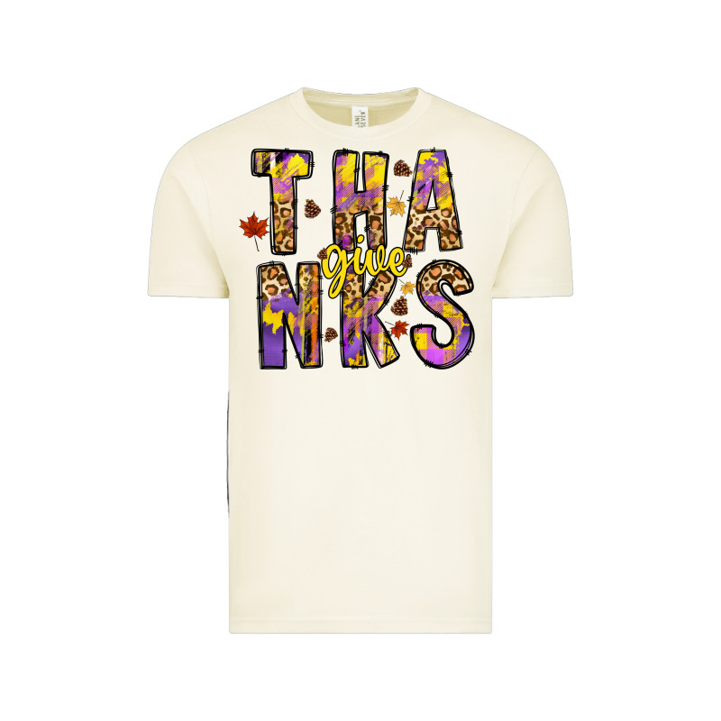 Give Thanks Vintage Tee by CowhideDigitalArt | Teevron