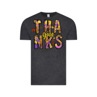 Vintage Black give thanks Vintage Tee - CowhideDigitalArt