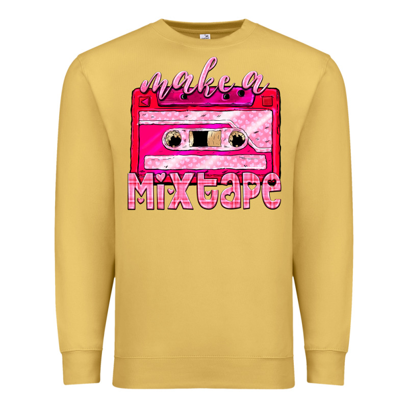 Make A Mixtape Cassette Premium Sweatshirt by NancyCooperArtShop | Teevron