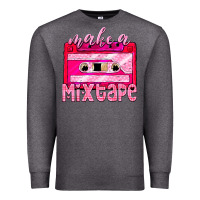 Charcoal Heather make a mixtape cassette Premium Sweatshirt - NancyCooperArtShop