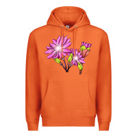 Carrot Bitterroot Flower Illustrations Premium Hoodie - LillyAllenDesigns