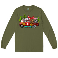 Army Green ma medical assistant nurse truck with cactus and sunflowers Long Sleeve Tee - AdoDesignShop