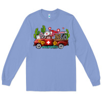 Colony Blue ma medical assistant nurse truck with cactus and sunflowers Long Sleeve Tee - AdoDesignShop