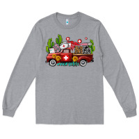 Heather Grey ma medical assistant nurse truck with cactus and sunflowers Long Sleeve Tee - AdoDesignShop