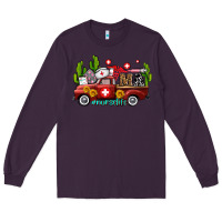 Plum ma medical assistant nurse truck with cactus and sunflowers Long Sleeve Tee - AdoDesignShop