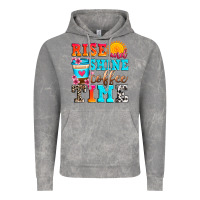 Cloud Rock rise and shine coffee time Vintage Hoodie - Zillion Design Studio