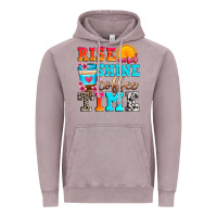 Vintage Zinc rise and shine coffee time Vintage Hoodie - Zillion Design Studio