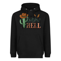 Black raisin hell cowboy cactus Heavyweight Hoodie - MaliasSmallBusiness