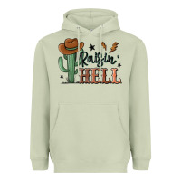 Matcha raisin hell cowboy cactus Heavyweight Hoodie - MaliasSmallBusiness