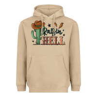 Mushroom raisin hell cowboy cactus Heavyweight Hoodie - MaliasSmallBusiness