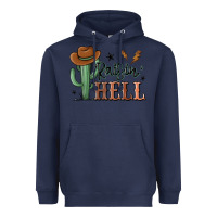 Navy raisin hell cowboy cactus Heavyweight Hoodie - MaliasSmallBusiness