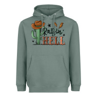 Sage raisin hell cowboy cactus Heavyweight Hoodie - MaliasSmallBusiness
