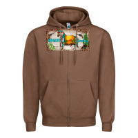 Chestnut western howdy cowboy horse sunset weapon cactus leopard  license plate Zipper Hoodie - BarkalooDesign
