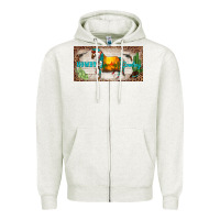 Oatmeal Heather western howdy cowboy horse sunset weapon cactus leopard  license plate Zipper Hoodie - BarkalooDesign