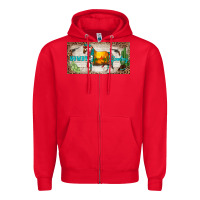 Red western howdy cowboy horse sunset weapon cactus leopard  license plate Zipper Hoodie - BarkalooDesign