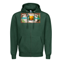 Sports Green western howdy cowboy horse sunset weapon cactus leopard  license plate Zipper Hoodie - BarkalooDesign