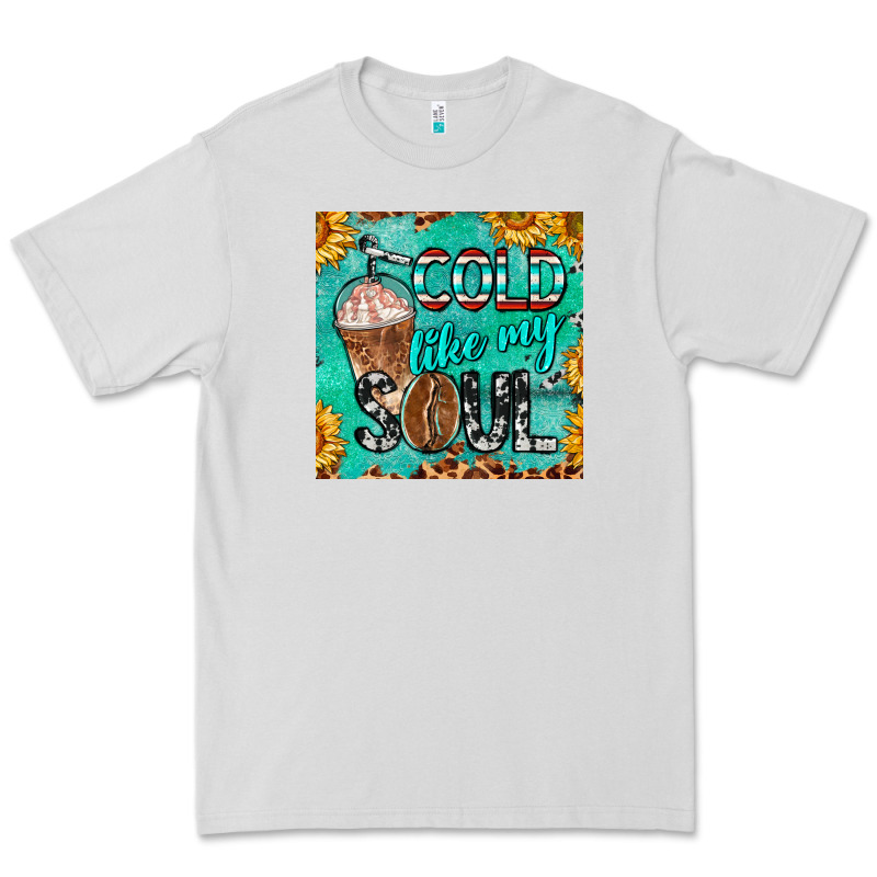 Cold Like My Soul  Mug Coaster Premium Tee by BarkalooDesign | Teevron