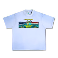 Grape Ice fishing dad  libbey glass Urban Heavy Tee - HRA Design Shop