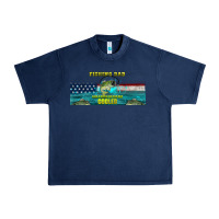 Navy fishing dad  libbey glass Urban Heavy Tee - HRA Design Shop