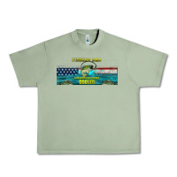 Oil Green fishing dad  libbey glass Urban Heavy Tee - HRA Design Shop