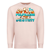Pale Pink camp im fulfilling my destiny Premium Sweatshirt - NancyCooperArtShop