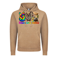 Vintage Coffee peace love  coffee Vintage Hoodie - Zillion Design Studio