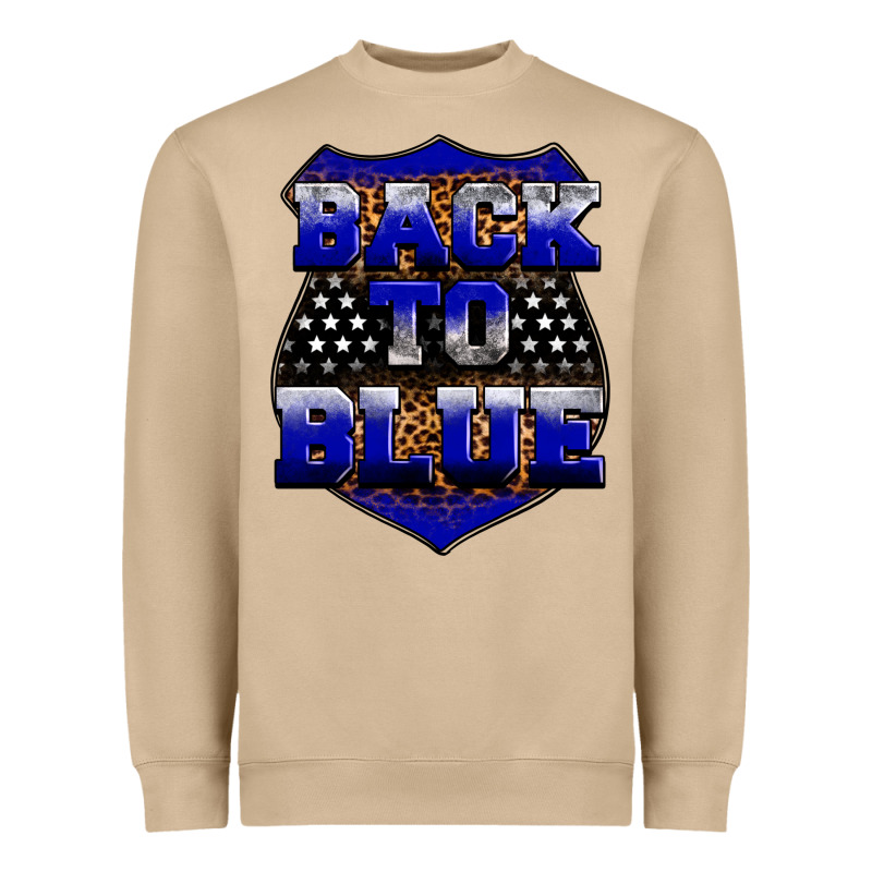 Back The Blue Heavyweight Sweatshirt by Neo Western | Teevron