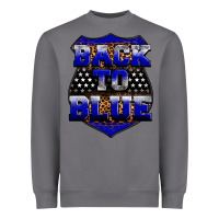 Storm Back the blue Heavyweight Sweatshirt - Neo Western
