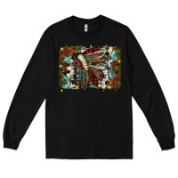 Black christmas indian headdress Long Sleeve Tee - JahusDesignShop