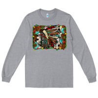 Heather Grey christmas indian headdress Long Sleeve Tee - JahusDesignShop