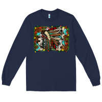 Navy christmas indian headdress Long Sleeve Tee - JahusDesignShop