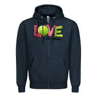 Navy for the love of the game tennis Zipper Hoodie - Jasminsmagicworld