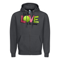 Smoke for the love of the game tennis Zipper Hoodie - Jasminsmagicworld