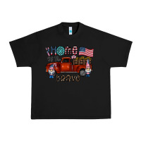 Black home of the brave Urban Heavy Tee - CowhideDigitalArt