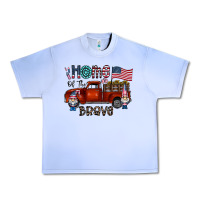 Grape Ice home of the brave Urban Heavy Tee - CowhideDigitalArt