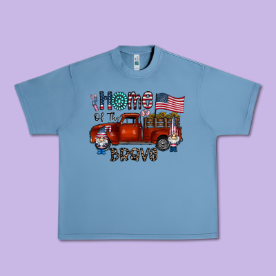 Home Of The Brave Urban Heavy Tee Designed By Cowhidedigitalart